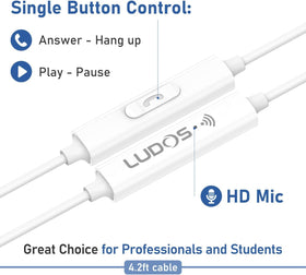 LUDOS FEROX noise isolation demonstrating focus in a busy environment