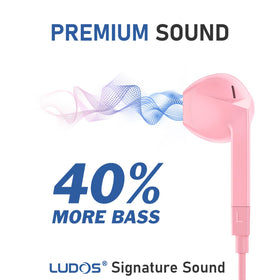 LUDOS FEROX USB-C earphones with durable build for daily use.