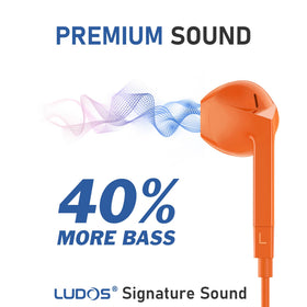 LUDOS FEROX USB-C headphones wrapped cable for tangle-free travel