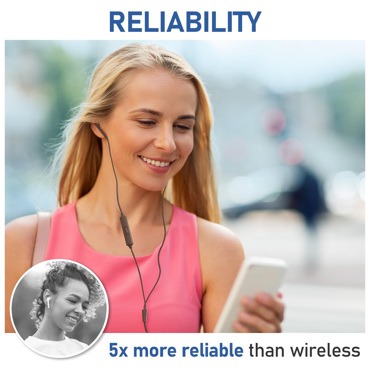 LUDOS FEROX USB-C headphones work with iPhone and Android devices