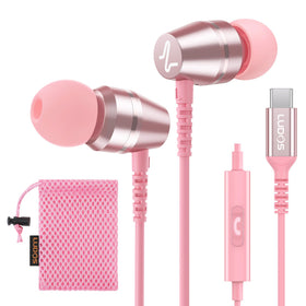 LUDOS Omnitone earbuds in case for on-the-go listening and easy storage