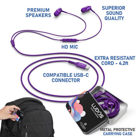 LUDOS Omnitone soft earpieces for hours of comfortable wear