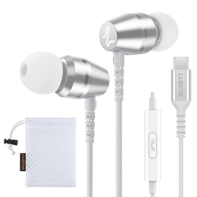 LUDOS OMNITONE earbuds unboxed to reveal sleek USB-C design for quick setup.