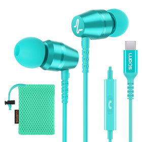 LUDOS OMNITONE USB-C headphones ideal for iPhone usage with crisp audio on the move.
