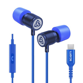 LUDOS Ultra front view showing earbuds and connector for clear audio