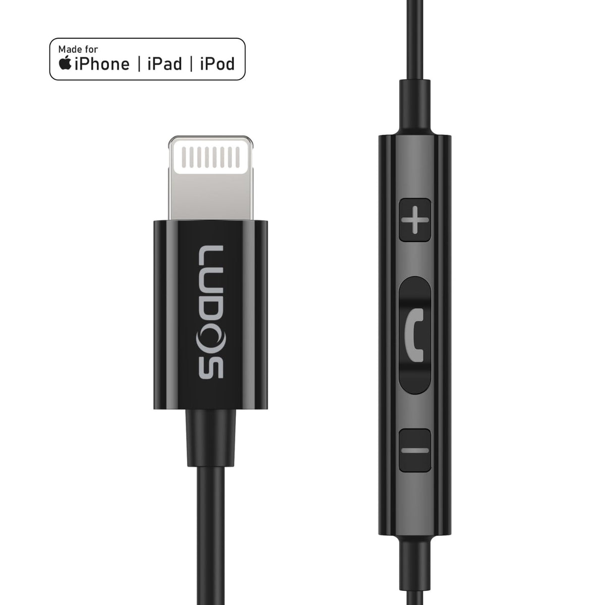 LUDOS Ultra Apple MFi certification badge indicating certified compatibility