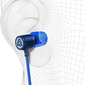 LUDOS earbuds in a commuter setting for reliable on-the-go listening