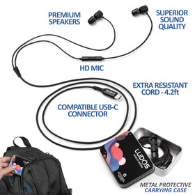 LUDOS detailed USB‑C connector image highlighting a reinforced, durable plug