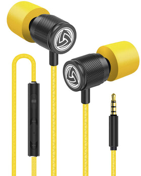 LUDOS Ultra wired earbuds with a compact case for easy travel