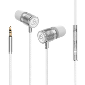 LUDOS Ultra Wired Earbuds ergonomic-fit supports secure wear for runners and students.
