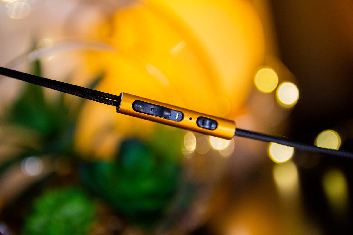LUDOS Ultra Wired Earbuds 4.2 ft cord provides flexible movement