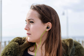 LUDOS Ultra wired earbuds memory foam tips for comfort and isolation.