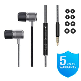 LUDOS Ultra Wired Earbuds cord and plug detail highlighting reliable wired connection