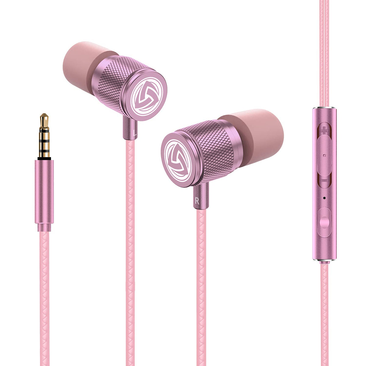 LUDOS Ultra Wired Earbuds iPhone and Samsung compatibility for smartphones