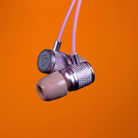 LUDOS Ultra Wired Earbuds memory foam tips for a secure fit