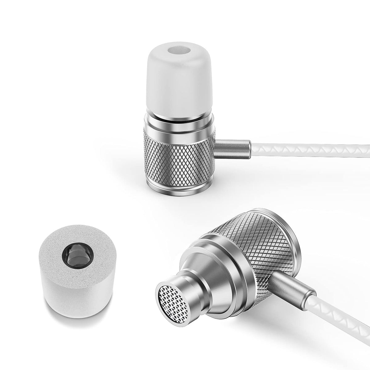 LUDOS Ultra Wired Earbuds multifunction-button highlights easy call control and volume adjust.