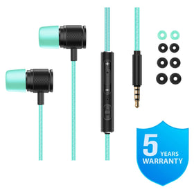 LUDOS Ultra wired earbuds turquoise noise isolation improves focus in busy spaces