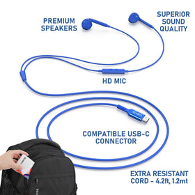 LUDOS Zenith USB-C connector shown for plug-and-play with modern devices.