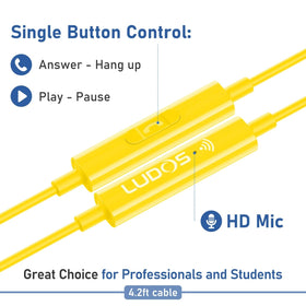 LUDOS Zenith in-ear fit, comfortable all-day listening.
