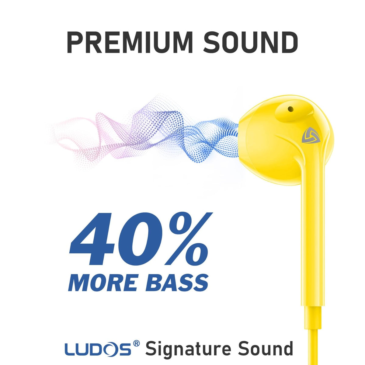 LUDOS Zenith sound quality visualization, crisp highs.