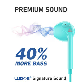 Durable build of LUDOS Zenith USB-C Headphones turquoise for everyday use.