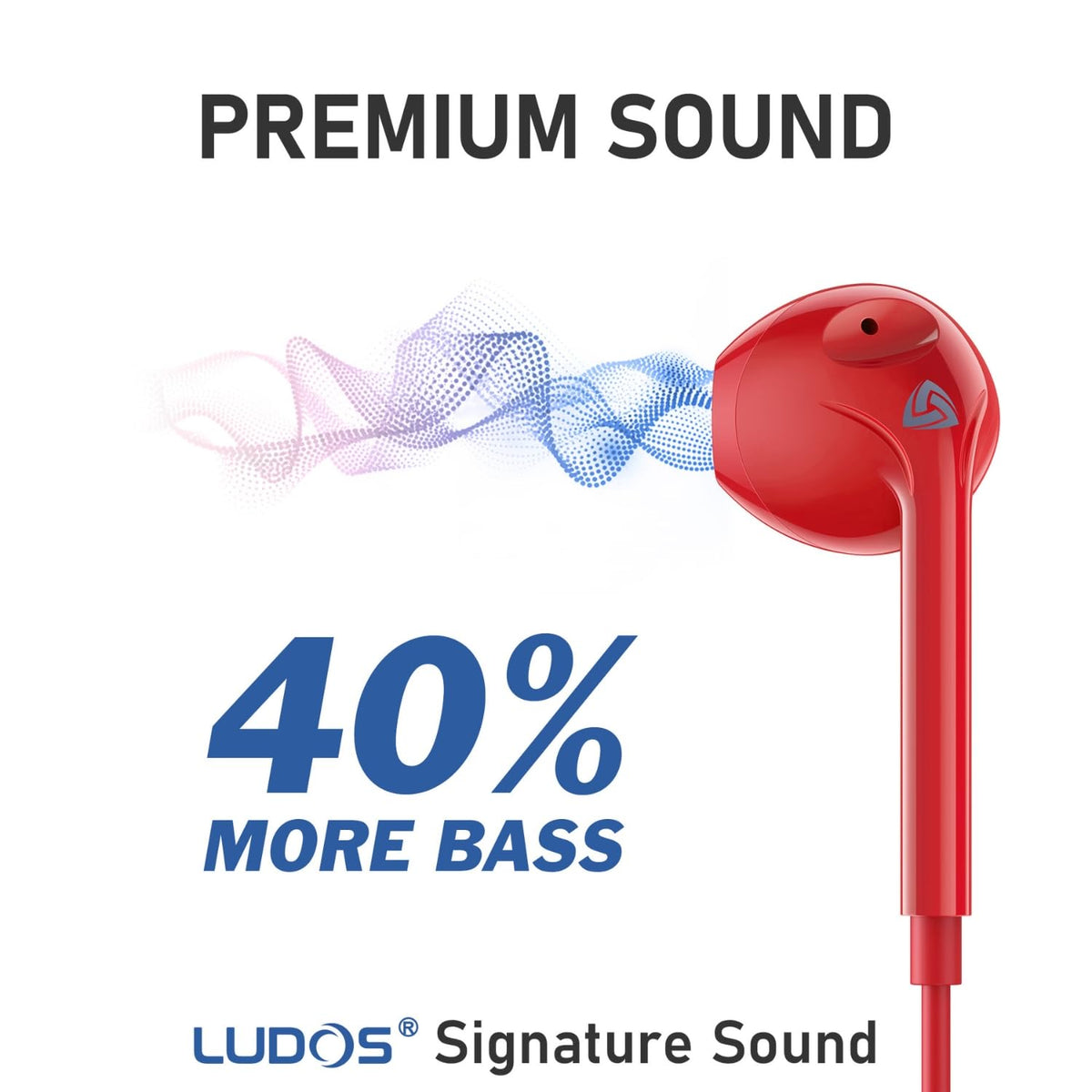 LUDOS Zenith USB C headphones connected to a laptop for work and entertainment