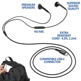 LUDOS Zenith USB-C wired connection provides reliable audio performance.