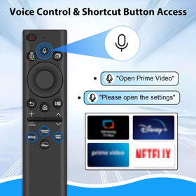LUIRSAY BN59-01385A ergonomic remote design for comfortable use.
