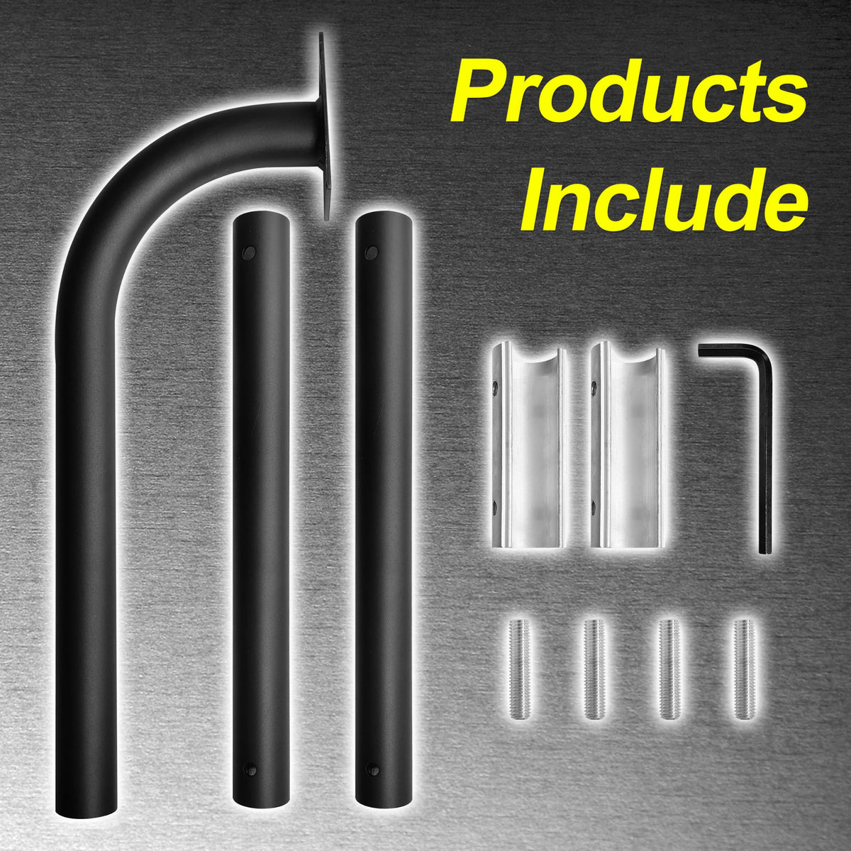 Sleek black FM100 finish complements modern gates