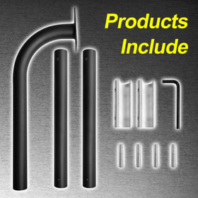 Sleek black FM100 finish complements modern gates