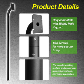 Concrete-embedded FM100 post provides extra stability