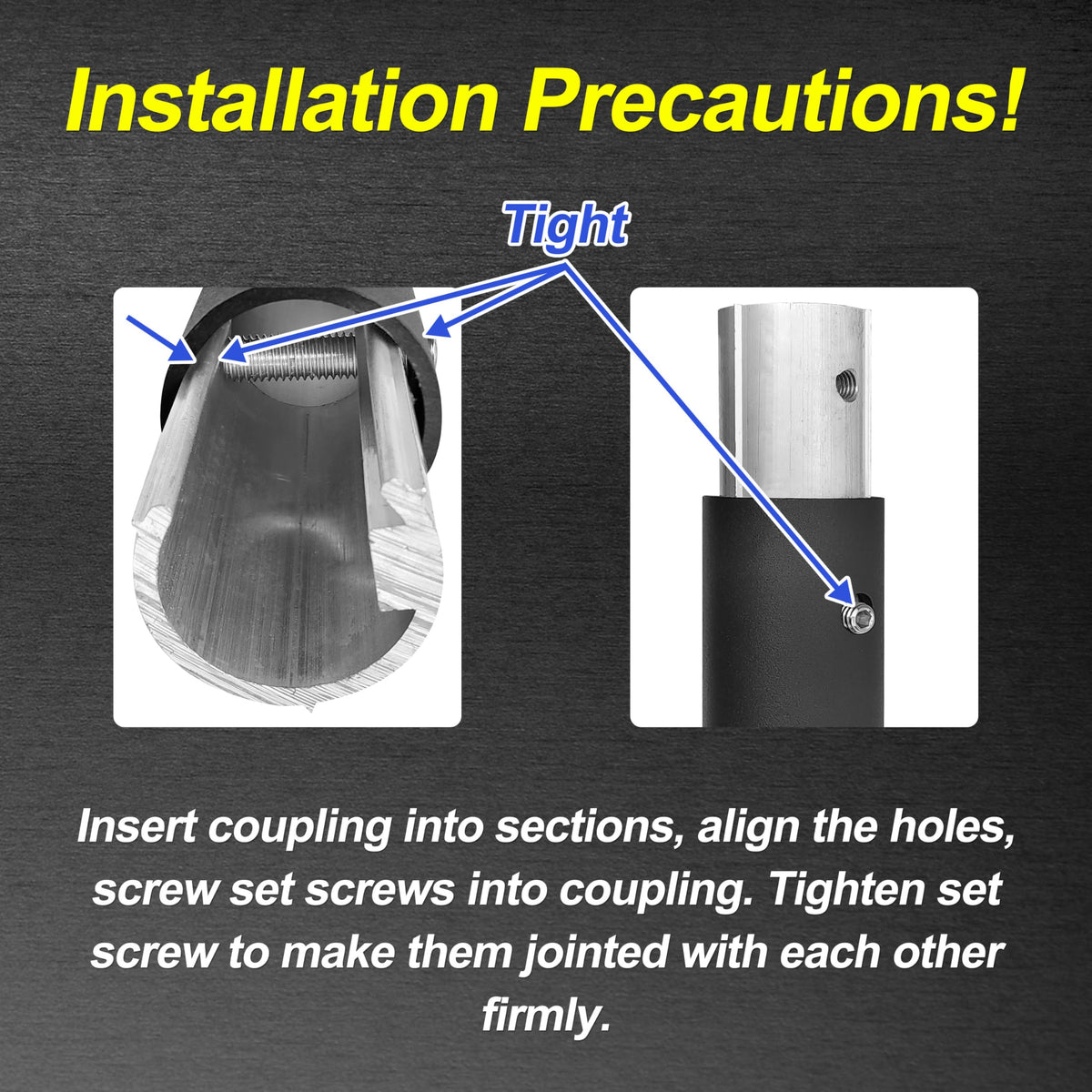 Height-adjustable FM100 post tailored to your setup