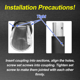 Height-adjustable FM100 post tailored to your setup