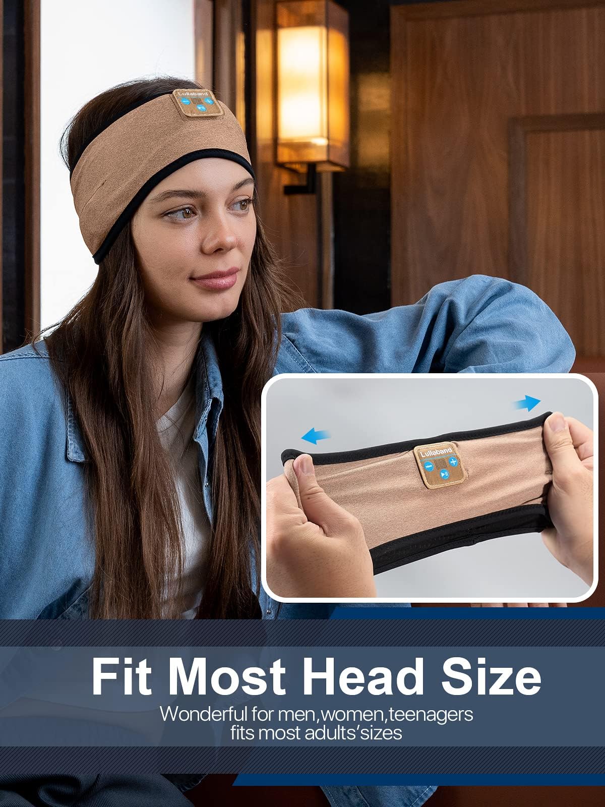 Lullaband folded in travel bag illustrating portability and convenience