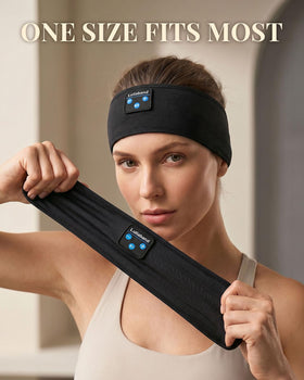 Lullaband beside a smartphone to show size and portable battery benefit