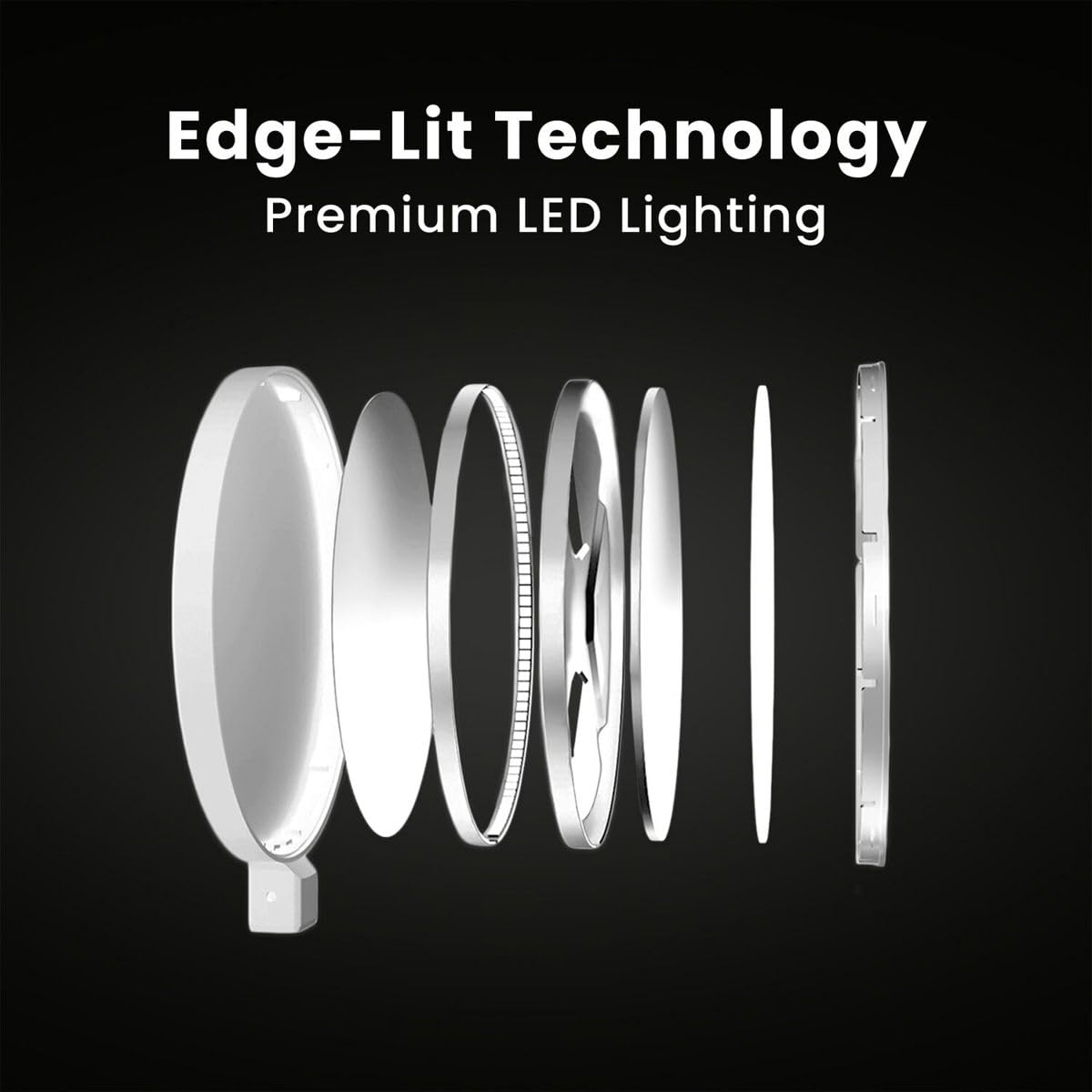 Five pivot points on the LUME CUBE Edge 2.0 swing arm for flexible positioning