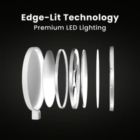 Five pivot points on the LUME CUBE Edge 2.0 swing arm for flexible positioning