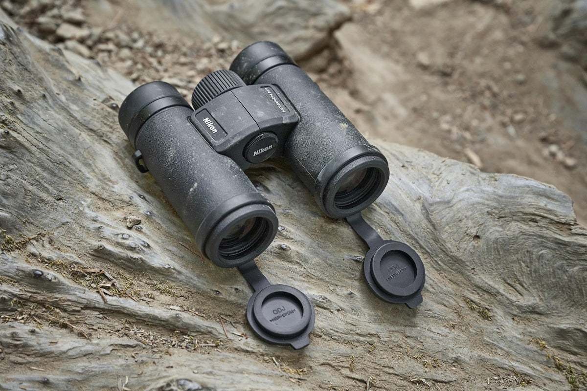 Lumintrail carry case for Monarch M7 binoculars protects gear during travel.