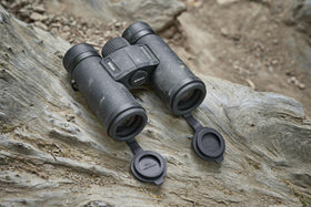 Lumintrail carry case for Monarch M7 binoculars protects gear during travel.