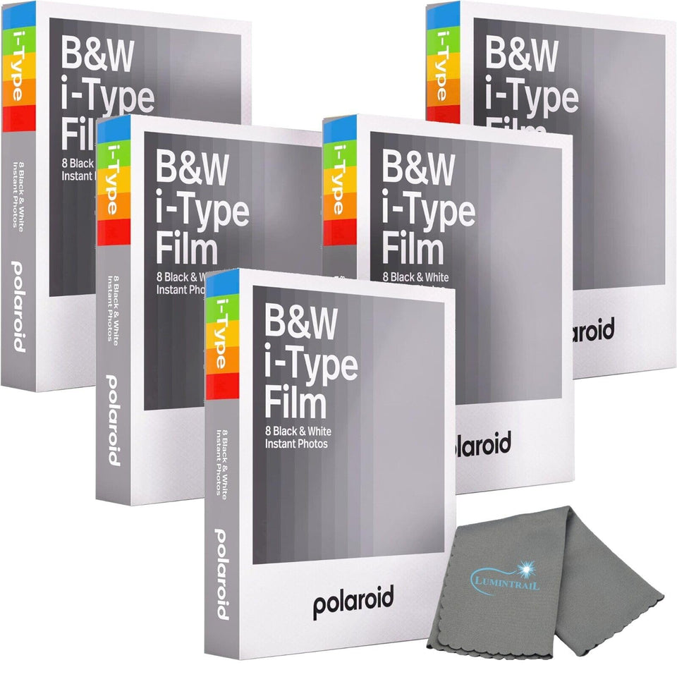 Lumintrail Polaroids BW film 40 photos pack for classic black and white nostalgia