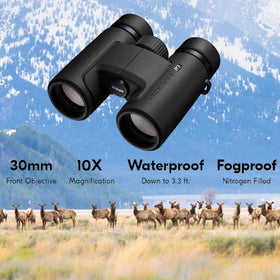 Lumintrail PROSTAFF P7 objective lens close-up emphasizing bright, clear optics
