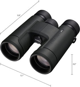 Lumintrail PROSTAFF P7 binoculars side profile highlighting durable rubber armor for grip