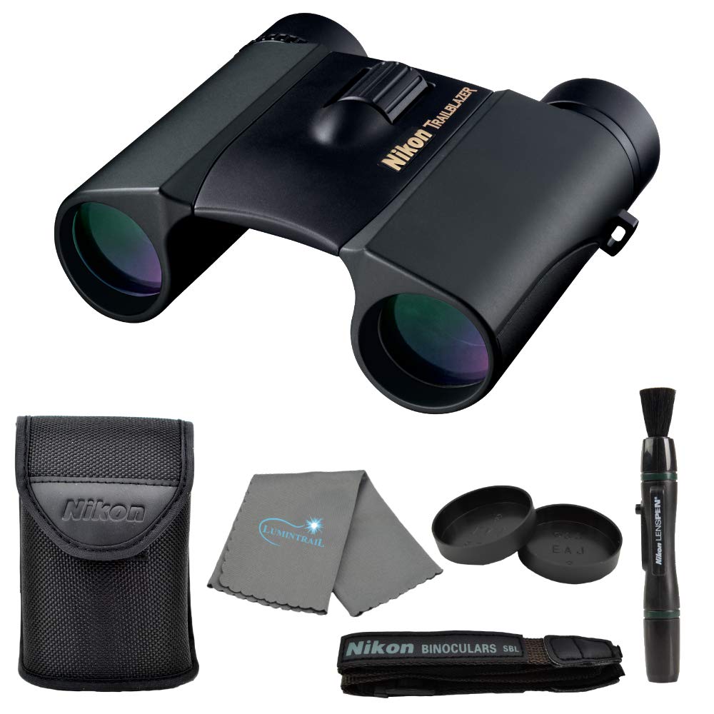 Lumintrail Trailblazer binoculars with 10x25 optics for bright outdoor viewing