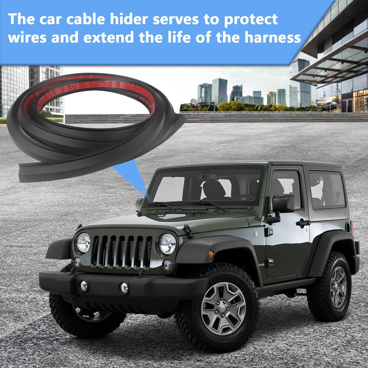 Luojiedejinbiao dome light bar wires hidden for a cleaner interior