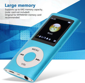 Luqeeg MP3 Player black finish suitable for active lifestyles