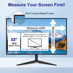 LUSA DESIGN 32in privacy screen side view highlighting slim profile