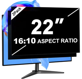 LUSA DESIGN front view of 22-inch privacy screen showing full-fit and secure coverage
