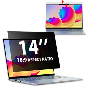 LUSA DESIGN 14in laptop privacy screen front view shields content from side viewing