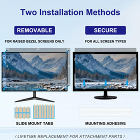 LUSA DESIGN matte panel anti-glare surface for comfortable viewing