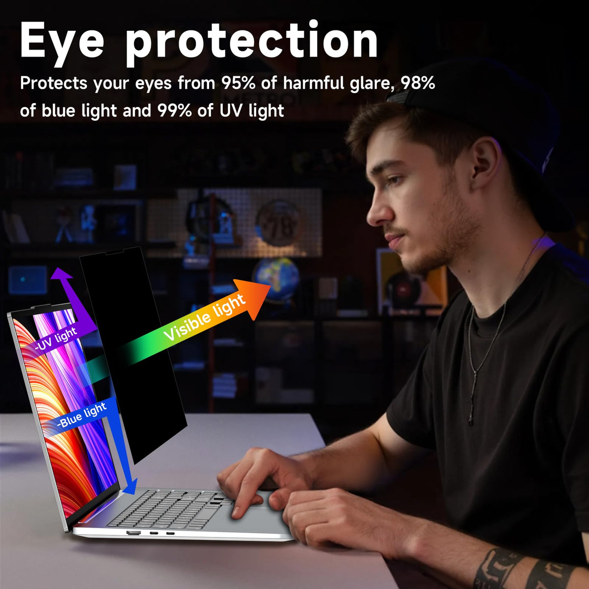 LUSA DESIGN portable privacy shield ideal for travelers and students